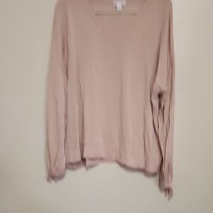 Daily Ritual Women's Long Sleeve Top in Soft Pink